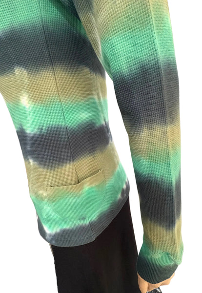 Stripes Tie Dye - L/S Top - Forest Combo