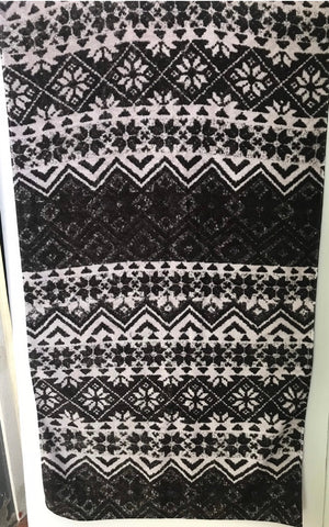 Fresco Towels - Nordic Rug Black /Bark - Bath Towel