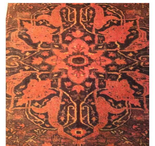 Fresco Towels - Casbah Rug Sunset Orange - Hand Towel