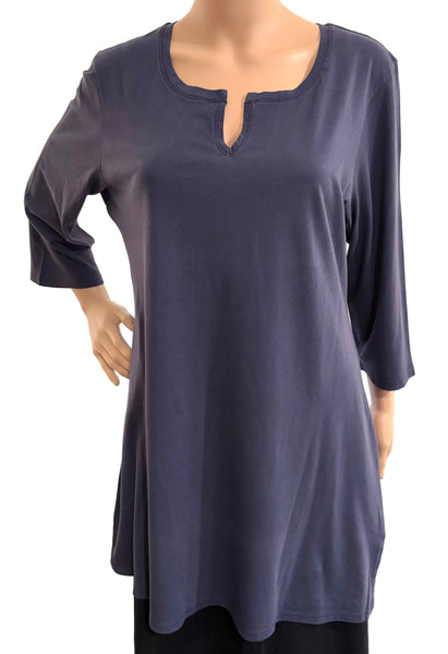 Lightweight Jersey Tunic - Navy