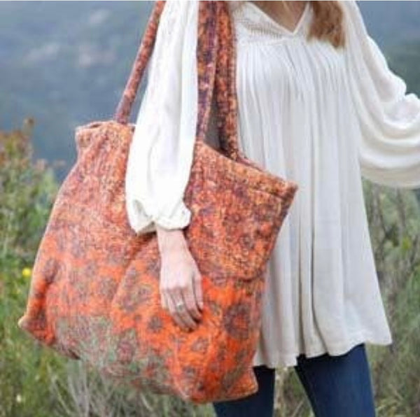 Fresco Towels - Alladin Orange - Large Tote Bag