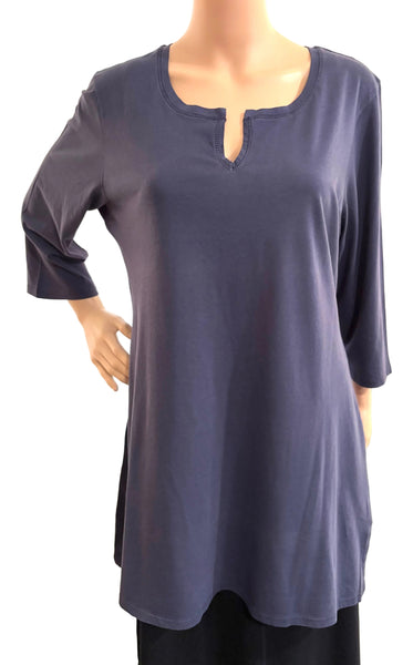 Lightweight Jersey Tunic - Navy