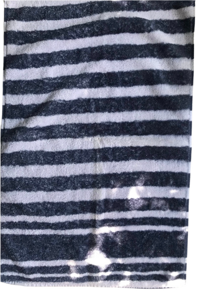 Fresco Towels - Napa Stripes Chambray/ White - Hand Towel