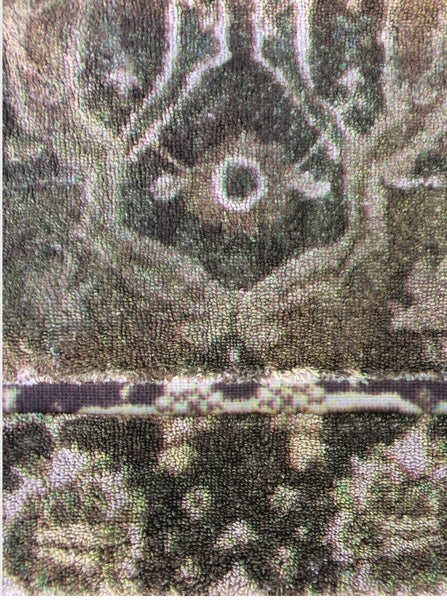 Fresco Towels - Casbah Rug Olive/Bark - Medium Bath Mat