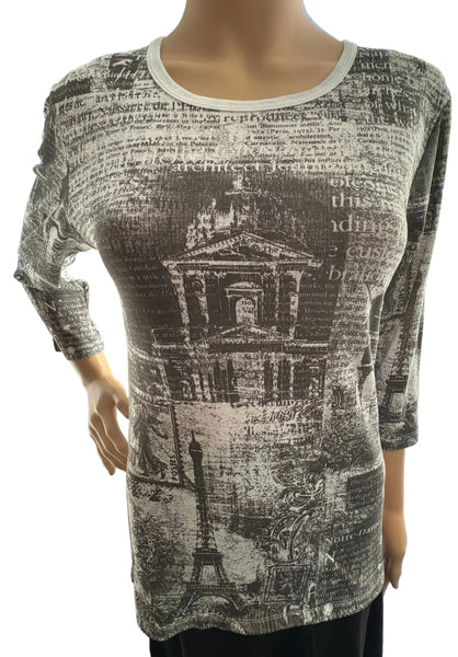 Notre Dame Crew neck - White