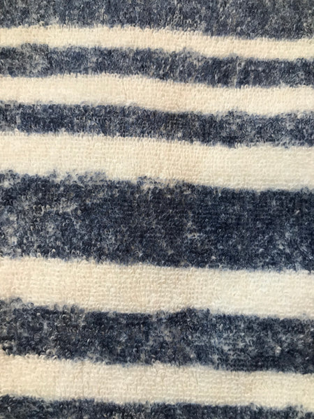 Fresco Towels- Napa Stripes Chambray/White - Washcloth