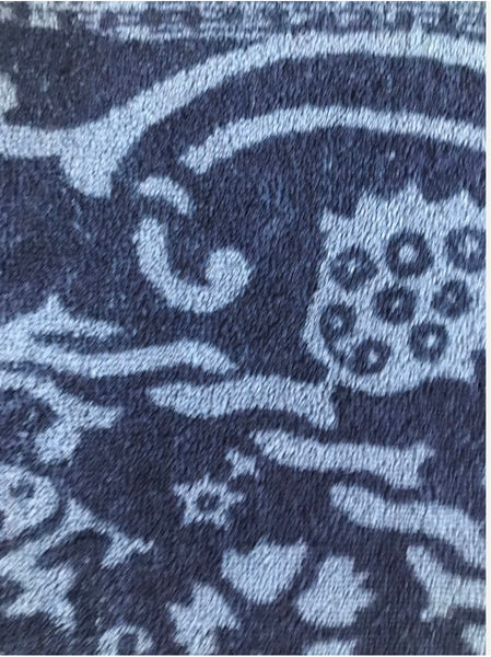 Fresco Towels - Bohemian Damask Chambray-Navy - Hand Towel