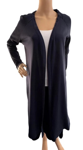Jacket Long Sleeves - Mid Length- Solid Garment Dye - Navy
