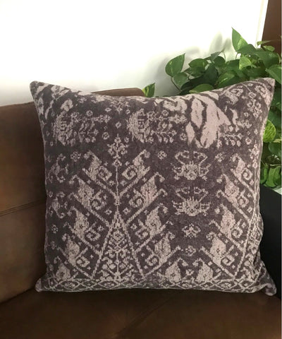 Fresco Towels - Bali Batik Bark/Brown - Large Pillow Cover