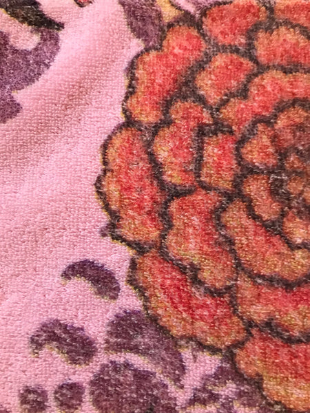 Fresco Towels - Damask Flower Pink - Washcloth