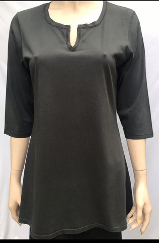 Lightweight Jersey Tunic - Graphite