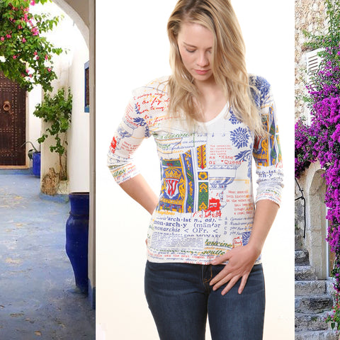 Monarchy V neck - White