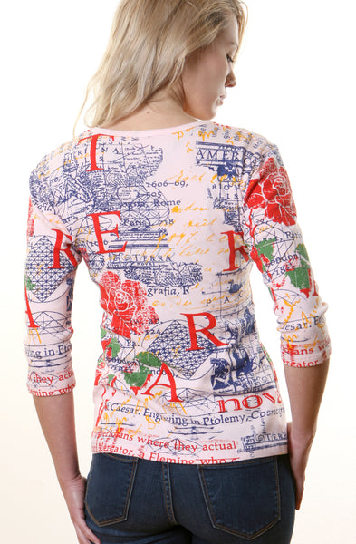 Terra Nova V neck - Pink