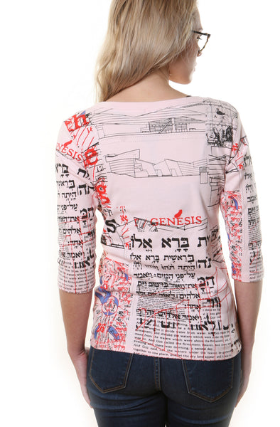 Genesis Scoop neck top - Pink