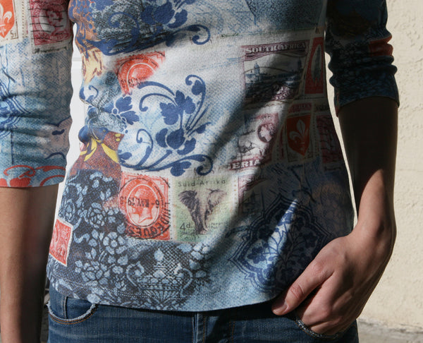 Royal Adventure V neck - White