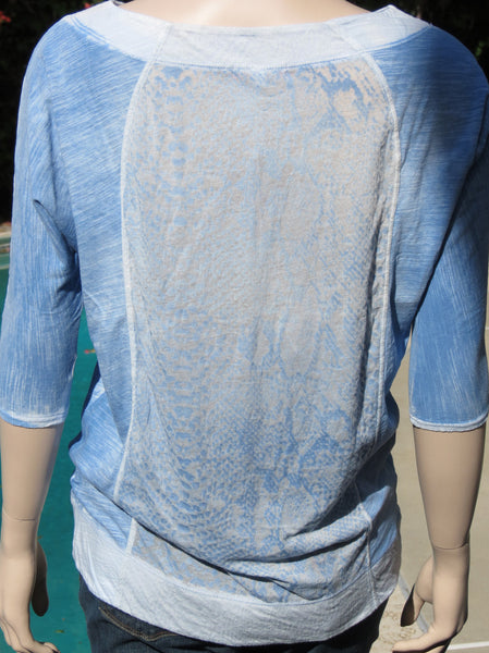 Brush Stroke Texture - Chambray Blue