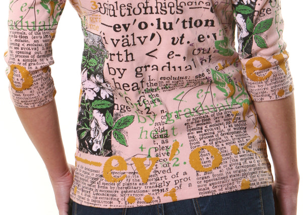 Evolution Scoop neck top - Rose