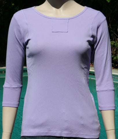 Textured Details Solid Top - Orchid