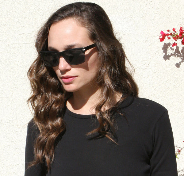 Solid Crew-Neck Top - Black