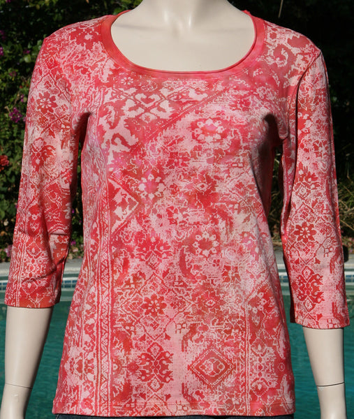 Exotic Rug - Red/Orange/Cream