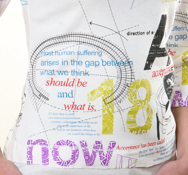 Acceptance Layered hem top - White