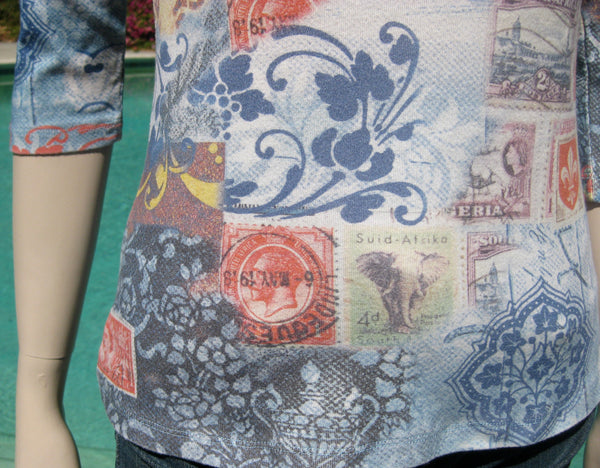 Royal Adventure V neck - White