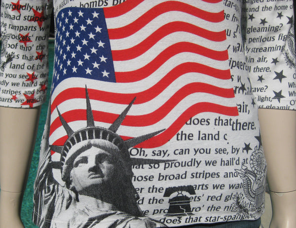 Americana V neck - White