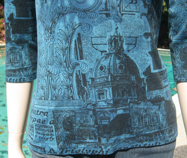 Palazzo V-Neck - Teal