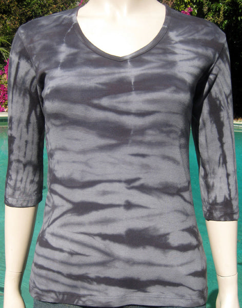 Horizon Wash V Neck - Graphite
