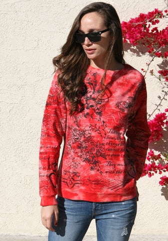 Heart Felt Sweatshirt - Red