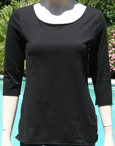 S Only - Raw Cut Top - Black