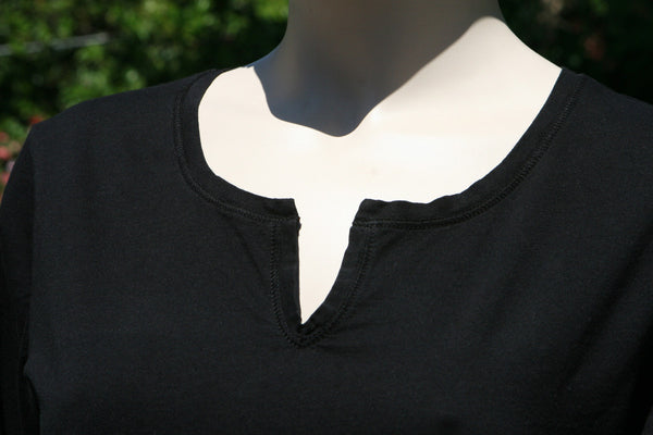 Lightweight Jersey Tunic - Black