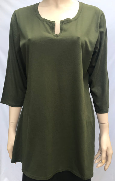 Lightweight Jersey Tunic - Deep Linch